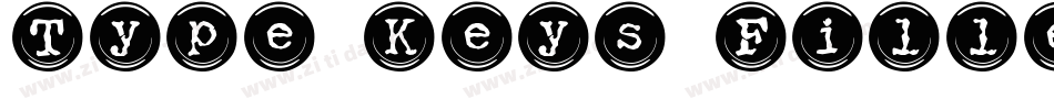 Type Keys Filled字体转换